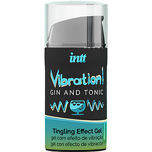 Intt Vibration! Tingling Gel (Gin & Tonic), stimulační gel na rty a klitoris