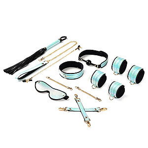 Liebe Seele Vivid Sorairo Sky Blue Kit (8 kusů), japonská bdsm sada pro začatečníky