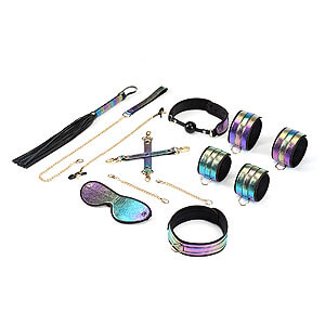 Liebe Seele Vivid Niji Rainbow Kit (8 kusů), japonská bdsm sada pro začatečníky