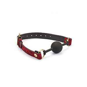 Liebe Seele Ukiyo-e Luxury Ball gag (Red Rosy), silikonový roubík