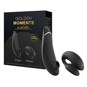 Womanizer Golden Moments 2, sexy balíček Womanizer Premium 2 + We-Vibe Chorus